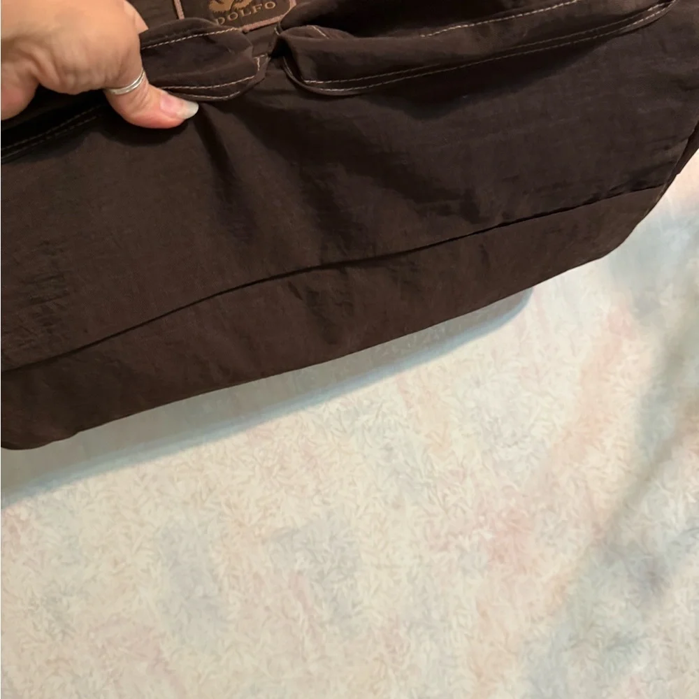 Adolfo Casa Brava Canvas Dark Brown Travel Duffel Bag for Men, Holds A Lot!